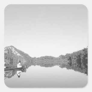 Sticker Carré Mexique, gardes forestiers du parc CONANP patrouil