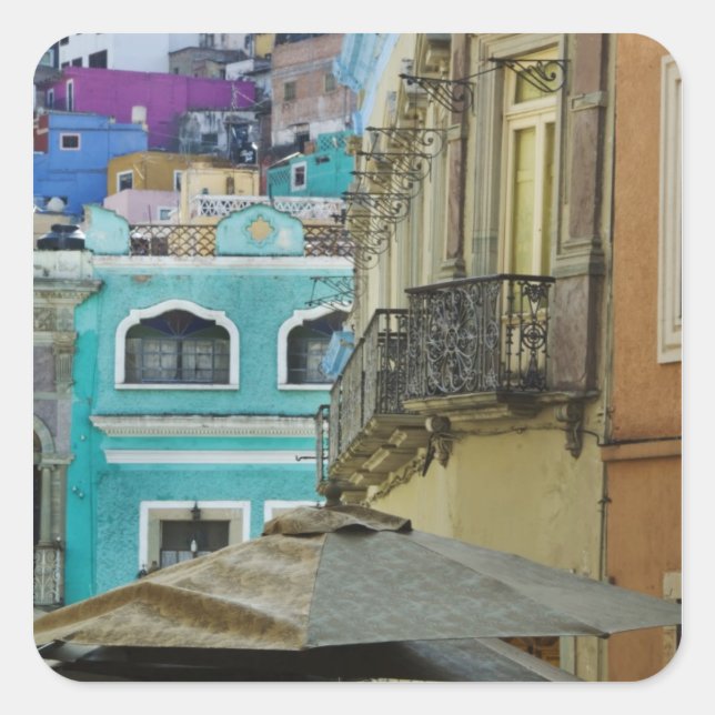 Sticker Carré Mexique, Guanajuato. Gamme de produits (Devant)