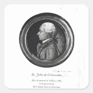 Sticker Carré Michel-Guillaume-Jean de Crevecoeur