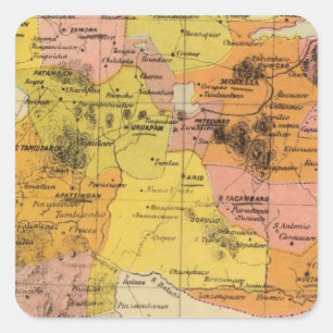 Sticker Carré Michoacan, Mexique