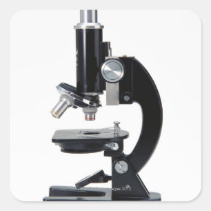 Sticker Carré Microscope optique 2