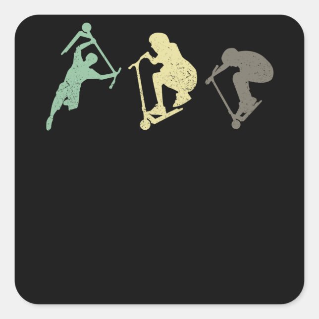 Sticker Carré Mieux que les planches à roulettes (Devant)