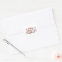 Mignon Kawaii Suivez-Nous Chat Pastel Rose Réseaux