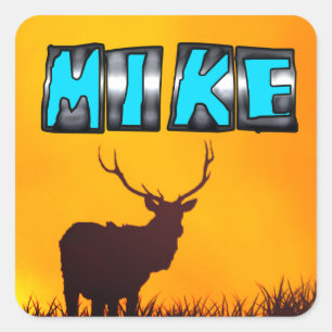 Sticker Carré Mike