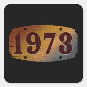 STICKER CARRÉ MILLÉSIMÉ 1973
