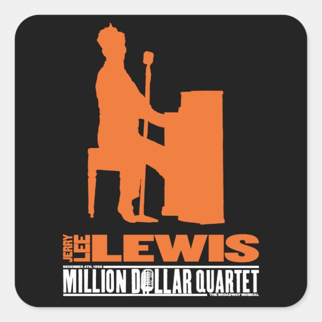 Sticker Carré Million Dollar Quartet Lewis (Devant)