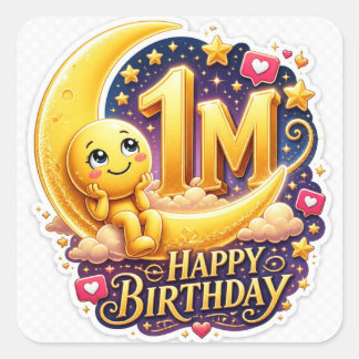 Sticker Carré Million Rêve