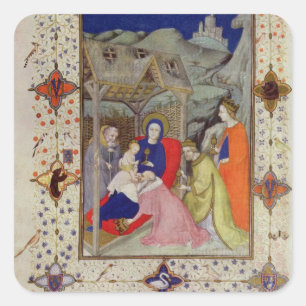 Sticker Carré Milliseconde 11060-11061 heures de Notre Dame :