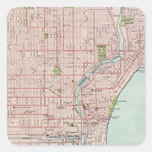 Sticker Carré Milwaukee 2