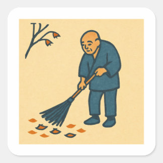 Sticker Carré Minimal Moments of Daily Life