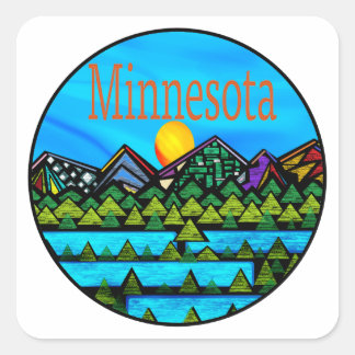 Sticker Carré Minnesota dream