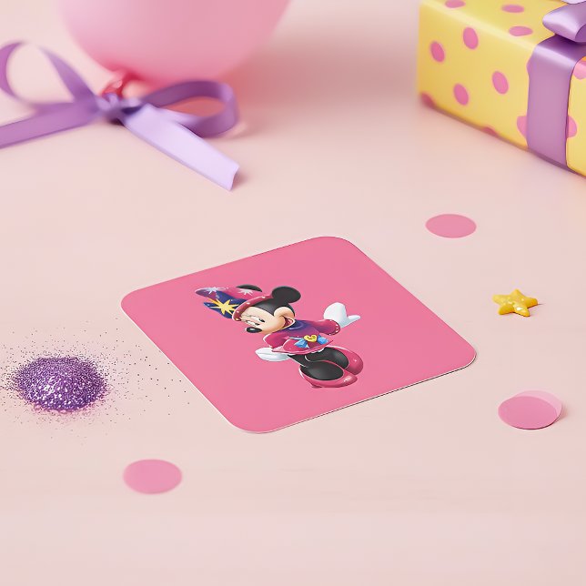 Sticker Carré Minnie (Créateur téléchargé)