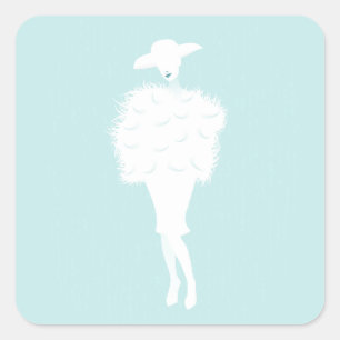 Sticker Carré Mint Chic Fashion