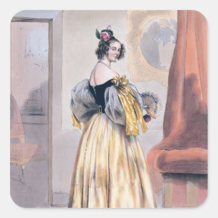 Sticker Carré Minuit, 1830-48