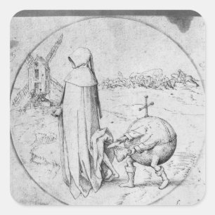 Sticker Carré Misanthrope