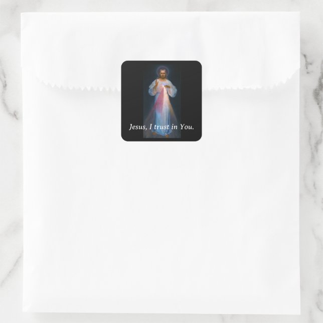 Sticker Carré Miséricorde divine (Sac)