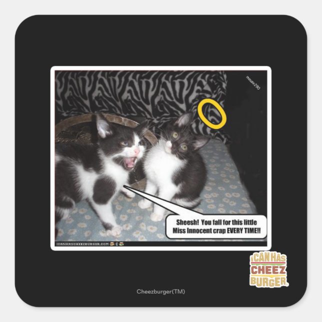 Sticker Carré Mlle Innocent (Devant)