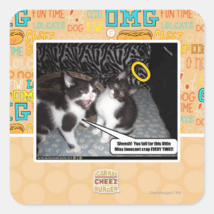 Sticker Carré Mlle Innocent