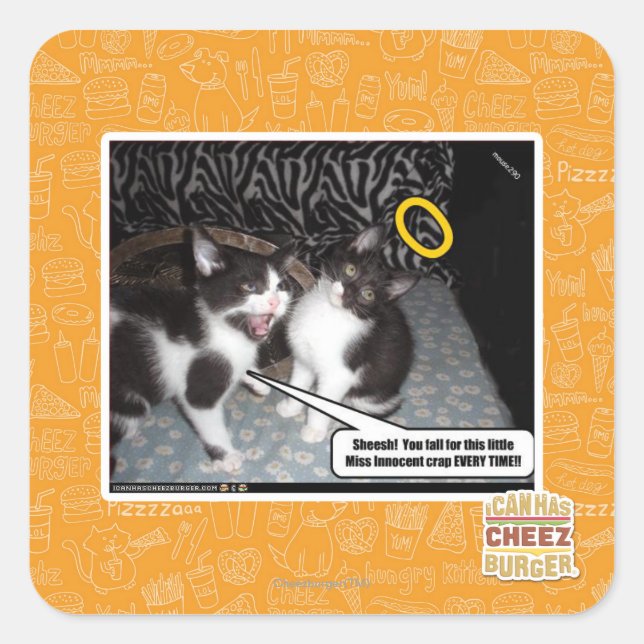 Sticker Carré Mlle Innocent (Devant)