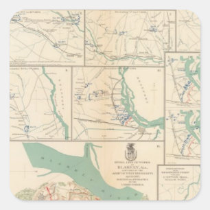 Sticker Carré Mobile, Blakely, Messinger's Ferry-Canton