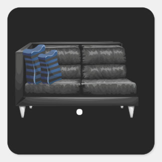Sticker Carré Mobilier éclatant amoureux mangez des amoureux en