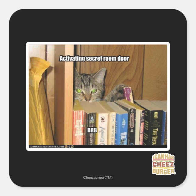 Sticker Carré Modèle (Devant)