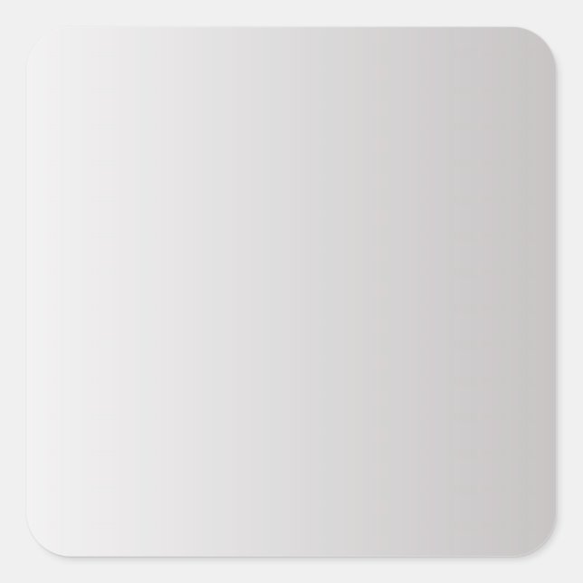 Sticker Carré Modèle blanc Gray Gradient, do-it-yourself Texte & (Devant)
