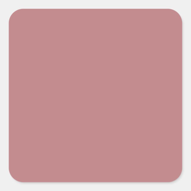 Sticker Carré Modèle couleur Dusty Rose (Devant)