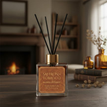 Modèle d'étiquette minimaliste pour diffuseur de r