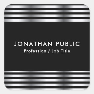 Sticker Carré Modèle élégant et élégant