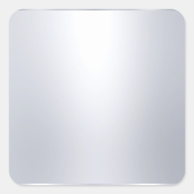 Sticker Carré Modèle noir soyeux élégant moderne personnalisé (Devant)