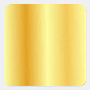 Sticker Carré Modèle personnalisé tendance élégant look or moder