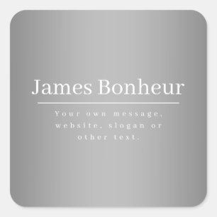 Sticker Carré Modèle promotionnel modifiable pour les entreprise