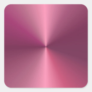 Sticker Carré Modèle rose élégant aspect métallisé tendance à fo