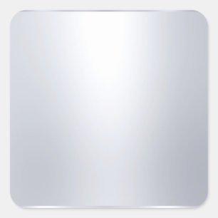 Sticker Carré Modèle vierge élégant moderne personnalisé d'aspec