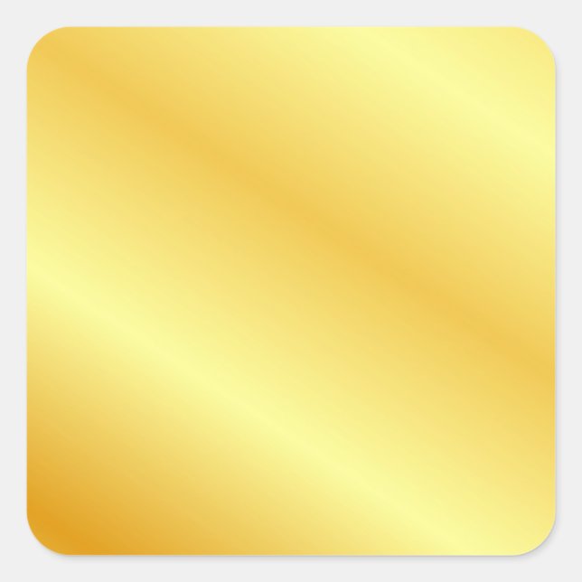 Sticker Carré Modèle vierge personnalisé Ajouter un monogramme d (Devant)