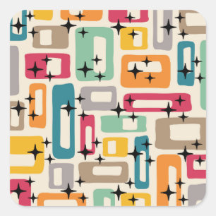 Sticker Carré Moderne