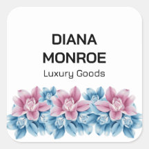 Moderne floral élégant blanc