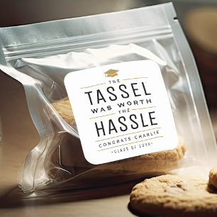 Sticker Carré Moderne le goût valait la peine Graduation