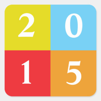 Sticker Carré Modifiable à la classe de 2018