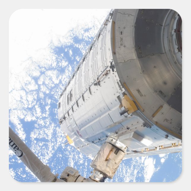 Sticker Carré Module Kibo Pressurisé Japonais (Devant)