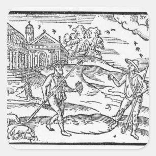 Sticker Carré Mois de septembre 'Les Chevaliers de Calender'