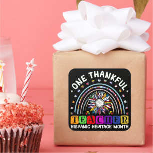 Sticker Carré Mois du patrimoine hispanique Un remerciement Ense