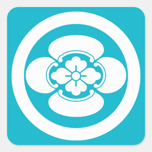 Sticker Carré Mokko en cercle (Devant)