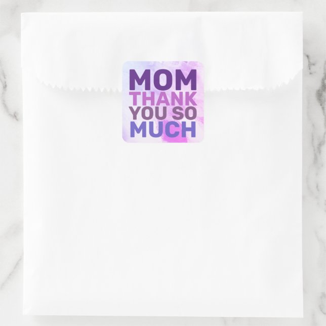 STICKER CARRÉ MOM MERCI TANT (Sac)