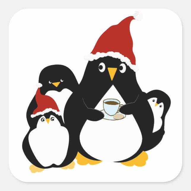 Sticker Carré Mom Trying to Sneak a Quick Coffee Break (Devant)