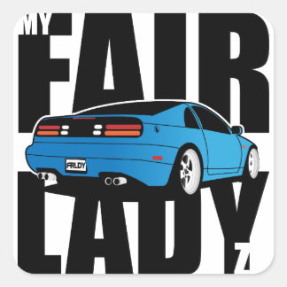 Sticker Carré Mon ticker Fairlady
