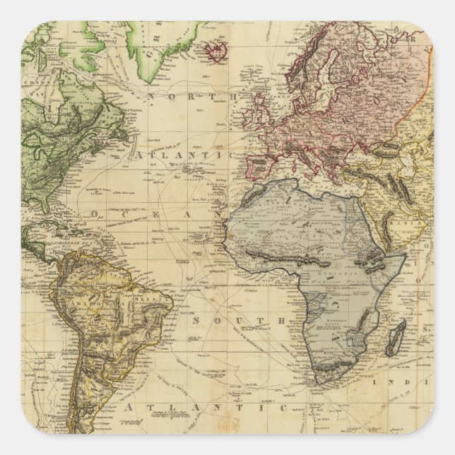 Sticker Carré Monde 5 (Devant)