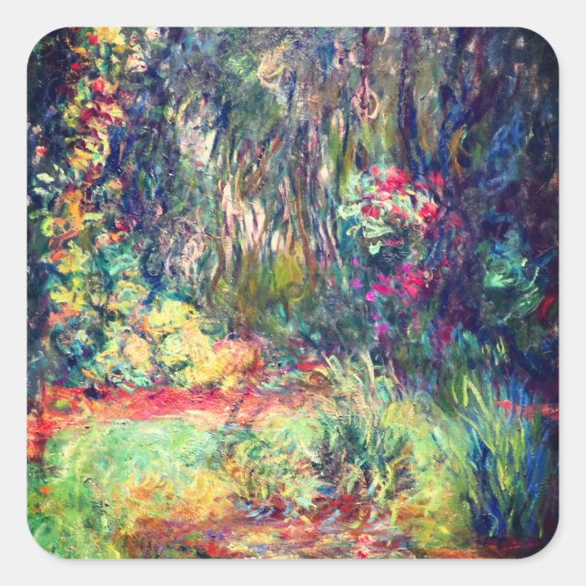 Sticker Carré Monet Water Lily Pond (Devant)