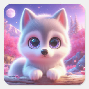 Sticker Carré "Monica"